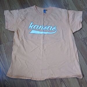 Gildan Light Orange Kansas Tee